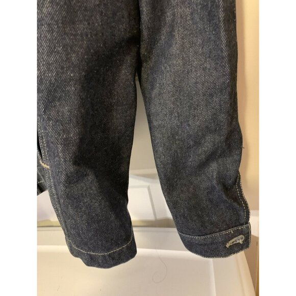 Vtg Marithe Francois Girbaud Blue Denim Trucker Jean Jacket Sz‎ XXL - Picture 5 of 10